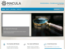 Tablet Screenshot of maculagroup.com